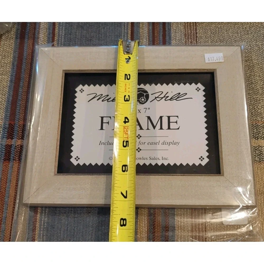 Brand New 1997 Gay Bowles Mill Hill Frame 5x7 Antique White Frame Wood